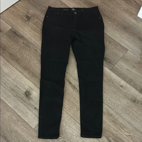 St. John's Bay Denim - St. John’s Bay Chic Black Skinny Jeans Tall 12L